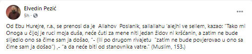 Sukob Elvedina Pezića i Muhamed ef. Velića oko toga smije li musliman moliti za Balaševića Screenshot_2-7